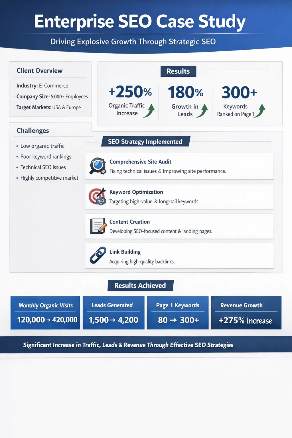 Enterprise SEO project